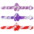 Shangjie OEM Pulsera Colorful It It Pression Stress Anxiété Soulagez le bracelet personnalisé Bracelet Fidget Silicone